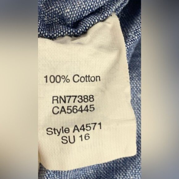 J. Crew Ladies Petite Chambray Shirt 100% Cotton Button-Up Casualwear Size‎ XS - Picture 10 of 16